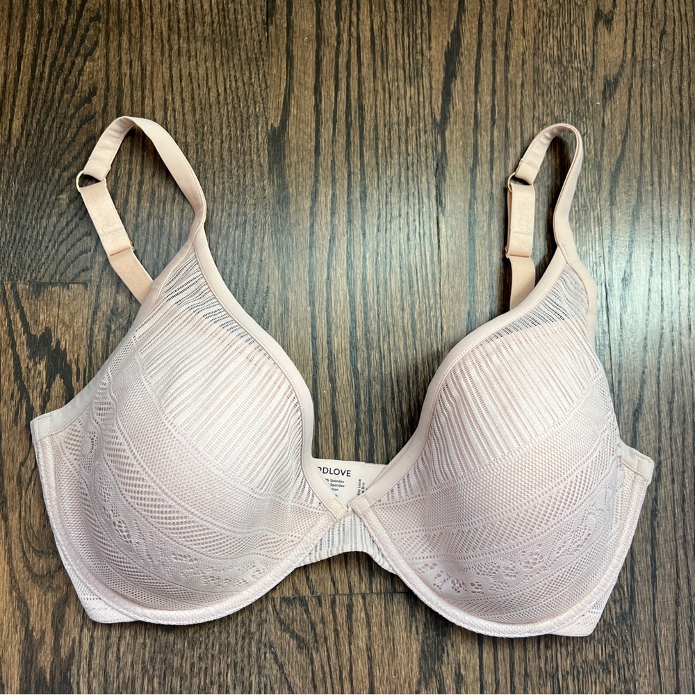Blush Lace Underwire Bra